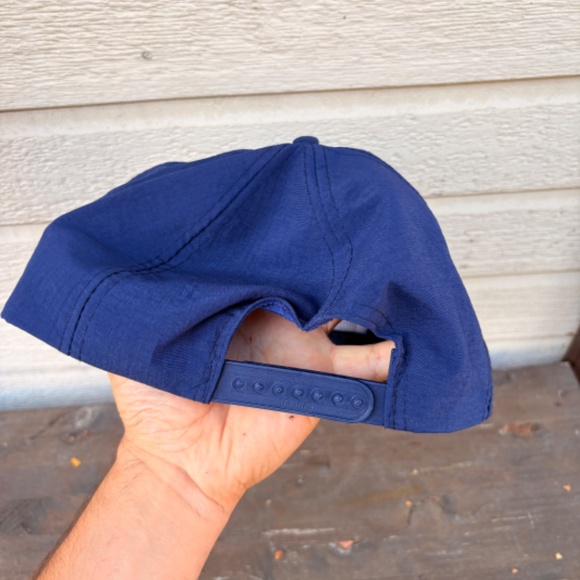 vintage MOTOROLA 2 way radio trucker hat snapback rope - Picture 4 of 6